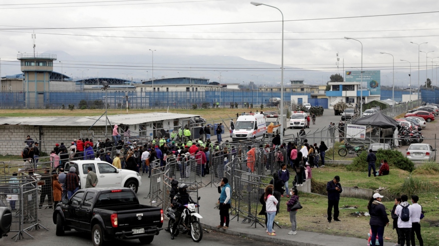 Bạo loạn trong nhà tù ở Ecuador khiến ít nhất 5 người chết